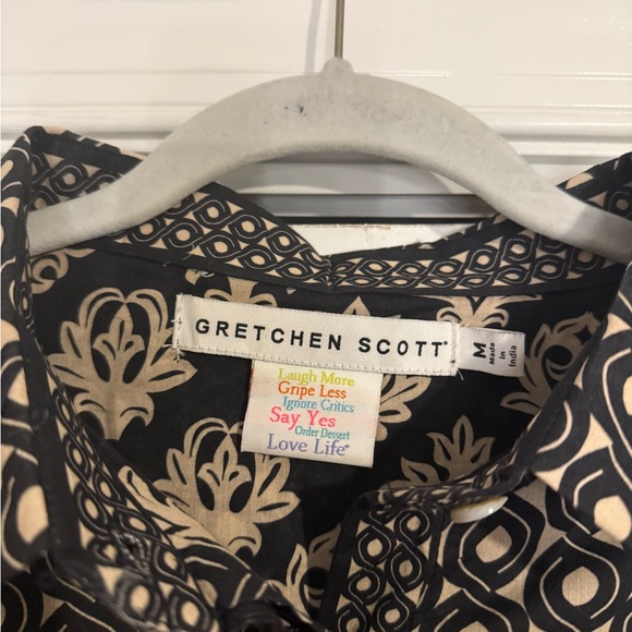 โจ Gretchen Scott Three-Quarter Sleeve Button-Up Tunic โจ - Picture 2 of 3